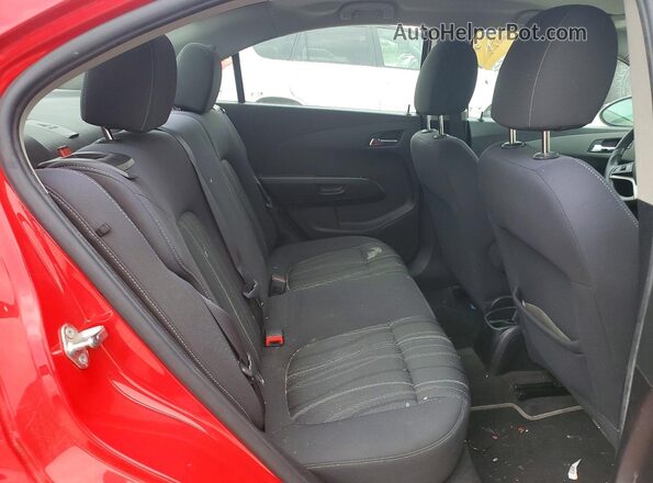 1G1JC5SH7G4184425 2016 CHEVROLET SONIC Красный Вид подкапотного пространства