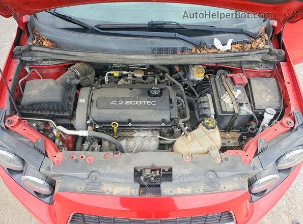 1G1JC5SH7G4184425 2016 CHEVROLET SONIC Красный Вид наклейки с VIN-кодом