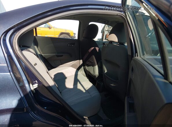 1G1JC5SH8G4129711 2016 CHEVROLET SONIC Black Widok naklejki z numerem VIN