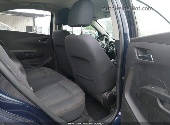 1G1JC5SH8G4166581 2016 CHEVROLET SONIC Dark Blue VIN კოდის სტიკერის ხედი