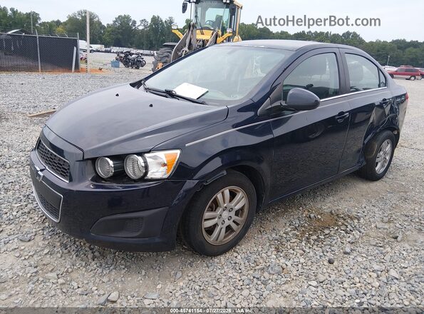 1G1JC5SH8G4166581 2016 CHEVROLET SONIC Dark Blue წინა მარცხენა ხედი სამი მეოთხედიდან