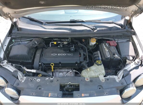 1G1JC5SH9G4157694 2016 CHEVROLET SONIC Silver უკანა ხედი