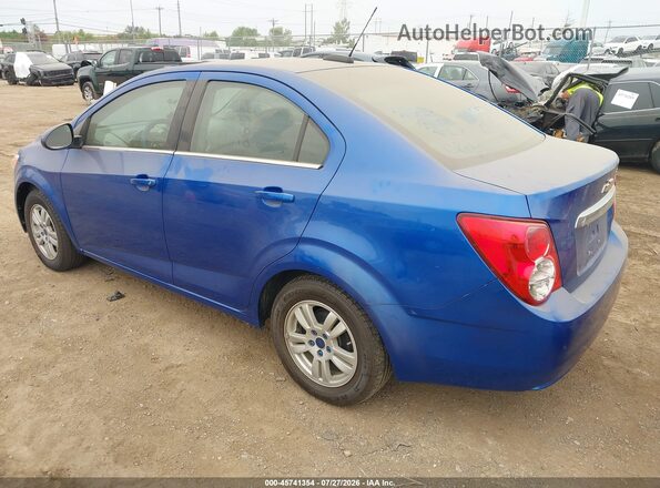 1G1JC5SHXG4162743 2016 CHEVROLET SONIC Синий Задняя левая четверть