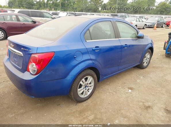 1G1JC5SHXG4162743 2016 CHEVROLET SONIC Синий Задняя правая четверть