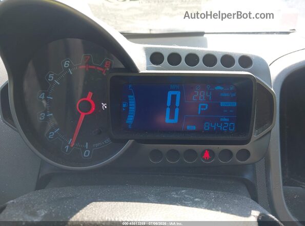 1G1JC6SB4G4172086 2016 CHEVROLET SONIC Black უკანა სავარძლების ხედი