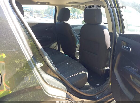 1G1JC6SB4G4172086 2016 CHEVROLET SONIC Black VIN კოდის სტიკერის ხედი