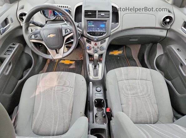1G1JC6SG9G4133148 2016 CHEVROLET SONIC White წინა პანელის ხედი