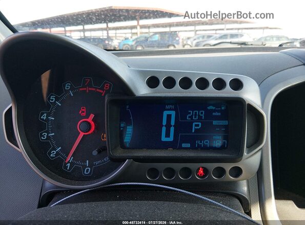 1G1JC6SH2G4147689 2016 CHEVROLET SONIC Silver Հետևի նստատեղերի տեսք