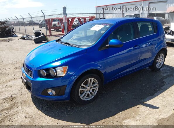 1G1JC6SH4G4175347 2016 CHEVROLET SONIC Blue Przód lewy