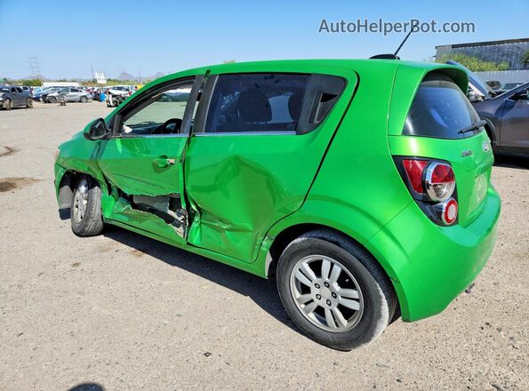 1G1JC6SH5G4165961 2016 CHEVROLET SONIC Green უკანა მარცხენა