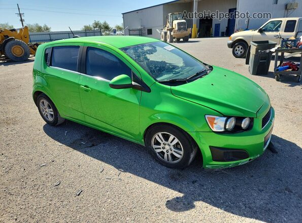 1G1JC6SH5G4165961 2016 CHEVROLET SONIC Green წინა მარჯვენა