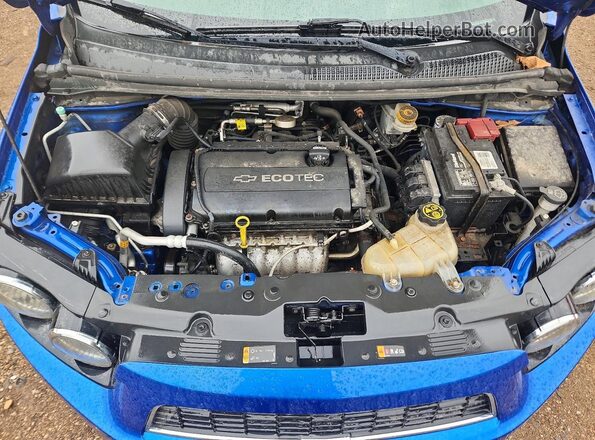 1G1JC6SH7G4132945 2016 CHEVROLET SONIC Blue Սալոնի հետևի տեսք