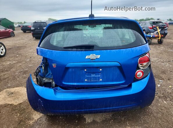 1G1JC6SH7G4132945 2016 CHEVROLET SONIC Blue Հետևի տեսք