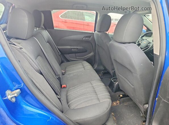 1G1JC6SH7G4132945 2016 CHEVROLET SONIC Blue Հետևի նստատեղերի տեսք