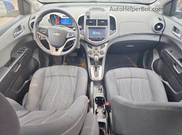 1G1JC6SH7G4132945 2016 CHEVROLET SONIC Blue Առջևի վահանակի տեսք