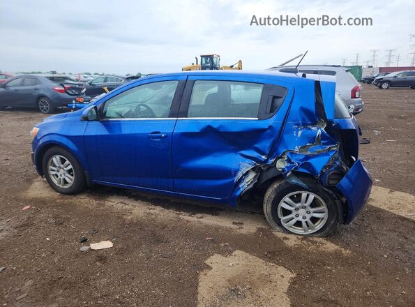1G1JC6SH7G4132945 2016 CHEVROLET SONIC Blue Հետևի ձախ