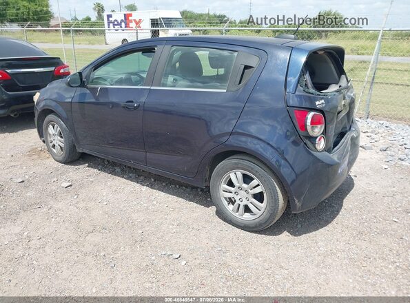 1G1JC6SH9G4103446 2016 CHEVROLET SONIC Dark Blue Trasero izquierdo