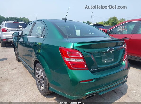 1G1JD5SH1J4125519 2018 CHEVROLET SONIC Green Tył lewy
