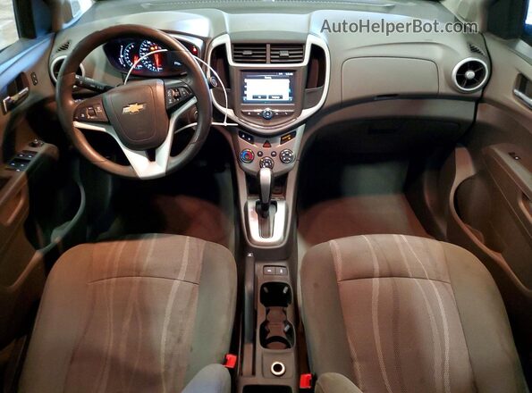 1G1JD5SH2H4126575 2017 CHEVROLET SONIC Gray წინა პანელის ხედი