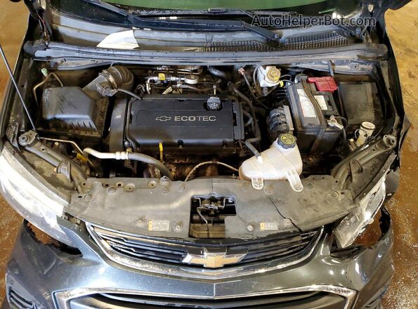 1G1JD5SH2H4126575 2017 CHEVROLET SONIC Gray უკანა სალონის ხედი