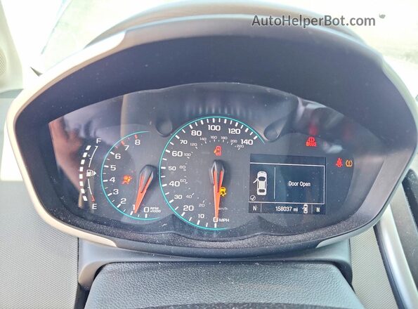 1G1JD5SH2J4100905 2018 CHEVROLET SONIC Black Instrument cluster view