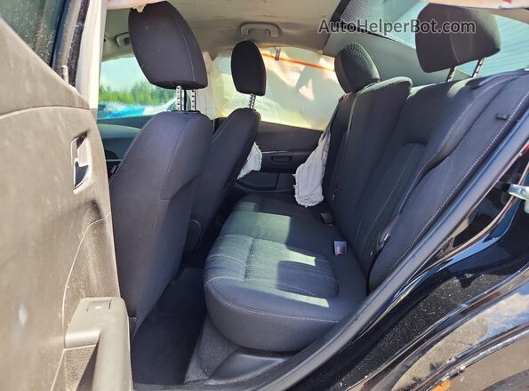 1G1JD5SH2J4100905 2018 CHEVROLET SONIC Black Rear seats view