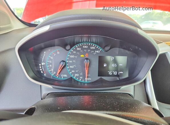 1G1JD5SH2J4106090 2018 CHEVROLET SONIC Red Widok zestawu wskaźników