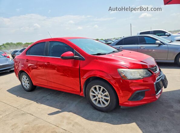 1G1JD5SH3H4165465 2017 CHEVROLET SONIC Красный Передняя правая четверть