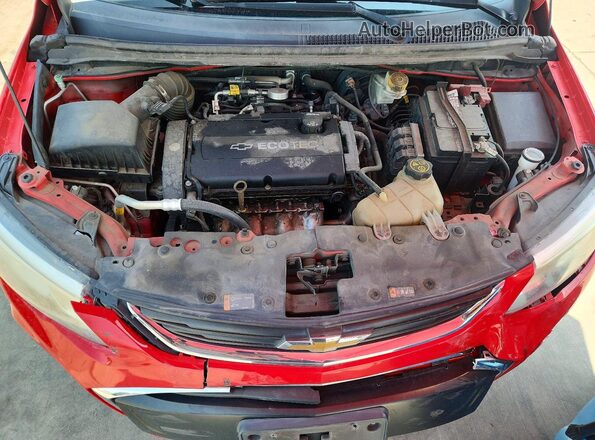 1G1JD5SH3H4165465 2017 CHEVROLET SONIC Красный Вид задней части салона
