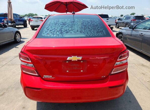 1G1JD5SH3H4165465 2017 CHEVROLET SONIC Красный Вид сзади