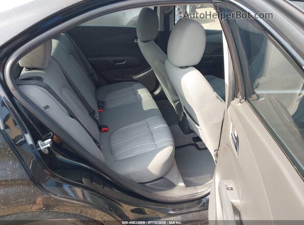1G1JD5SH4H4158976 2017 CHEVROLET SONIC Black Widok naklejki z numerem VIN