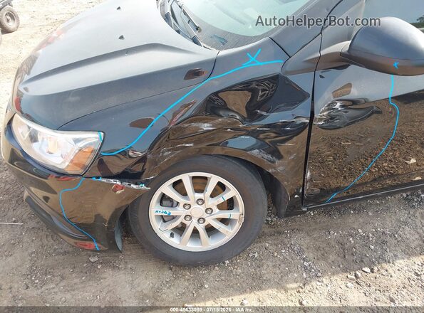 1G1JD5SH4H4158976 2017 CHEVROLET SONIC Black Widok z przodu