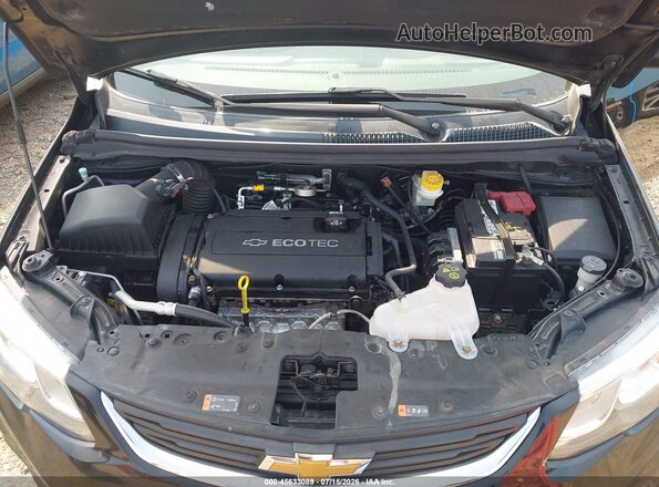 1G1JD5SH4H4158976 2017 CHEVROLET SONIC Black Widok z tyłu