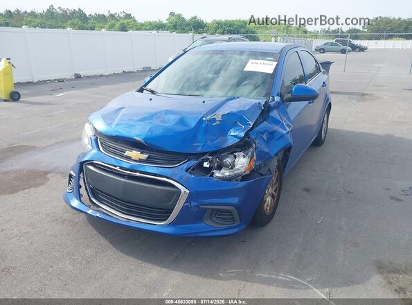 1G1JD5SH6H4131858 2017 CHEVROLET SONIC Blue Передня ліва чверть