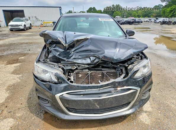 1G1JD5SH6J4120168 2018 CHEVROLET SONIC Black წინა ხედი