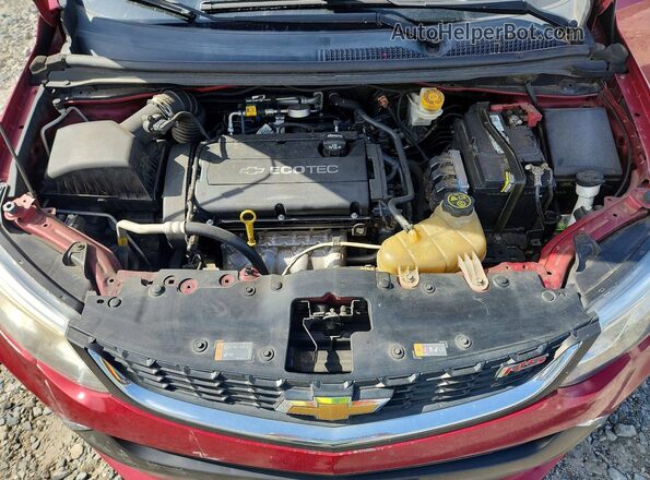 1G1JD5SH7H4116835 2017 CHEVROLET SONIC Burgundy Вид задньої частини салону