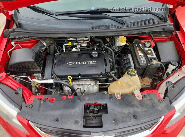 1G1JD5SH8H4115015 2017 CHEVROLET SONIC Red Вид задньої частини салону