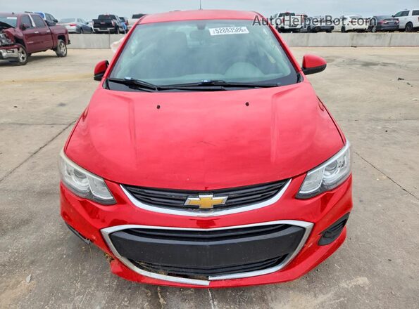 1G1JD5SH8H4115015 2017 CHEVROLET SONIC Red Вид спереду