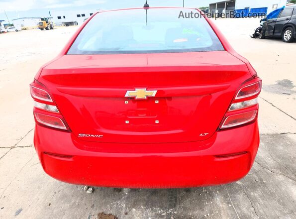 1G1JD5SH8H4115015 2017 CHEVROLET SONIC Red Вид ззаду