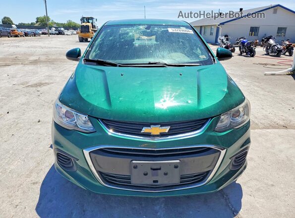 1G1JD5SH9J4100271 2018 CHEVROLET SONIC Green წინა ხედი