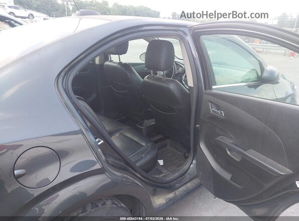 1G1JD5SH9J4101727 2018 CHEVROLET SONIC Gray VIN კოდის სტიკერის ხედი