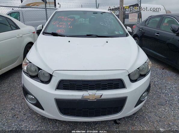 1G1JE6SB2G4144717 2016 CHEVROLET SONIC White Vista frontal
