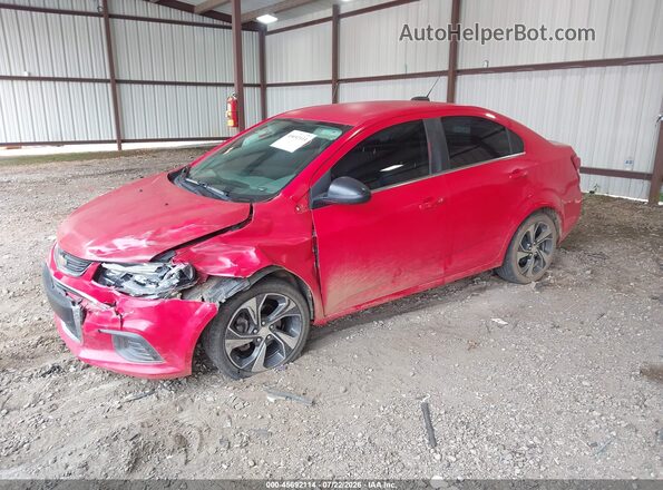 1G1JF5SB1H4101723 2017 CHEVROLET SONIC Красный Передняя левая четверть