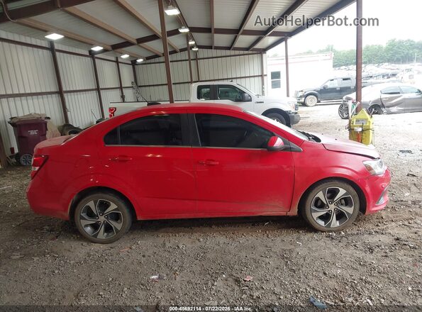 1G1JF5SB1H4101723 2017 CHEVROLET SONIC Красный Вид задней части салона