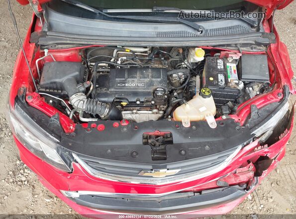 1G1JF5SB1H4101723 2017 CHEVROLET SONIC Красный Вид сзади
