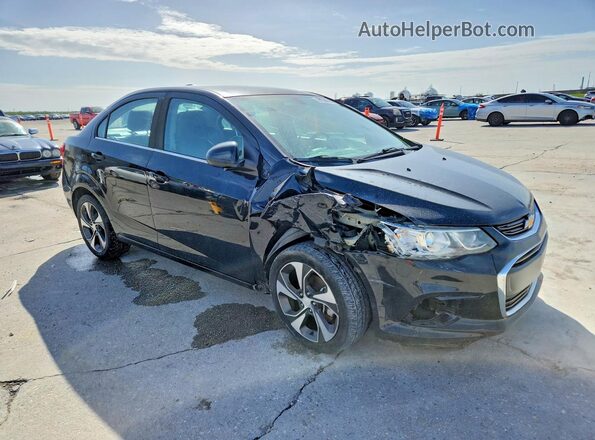 1G1JF5SB3H4122735 2017 CHEVROLET SONIC Черный Передняя правая четверть