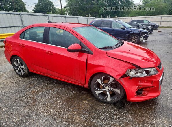 1G1JF5SB7H4120809 2017 CHEVROLET SONIC Red Front right