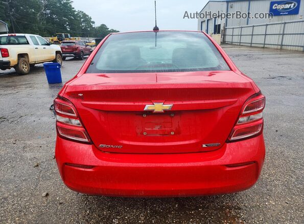 1G1JF5SB7H4120809 2017 CHEVROLET SONIC Red Rear view