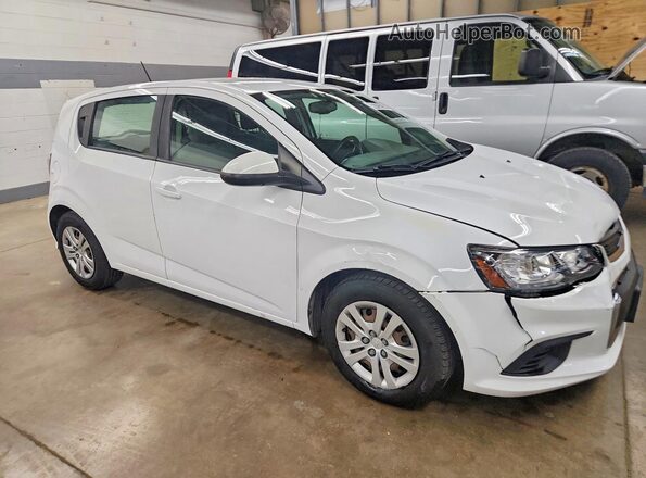 1G1JG6SB2L4139845 2020 CHEVROLET SONIC White Передня права чверть
