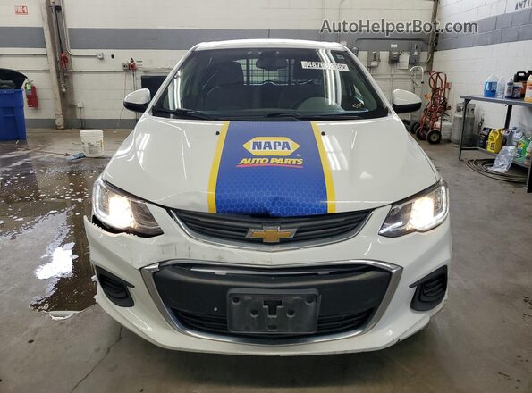 1G1JG6SB2L4139845 2020 CHEVROLET SONIC White Вид наклейки з VIN-кодом